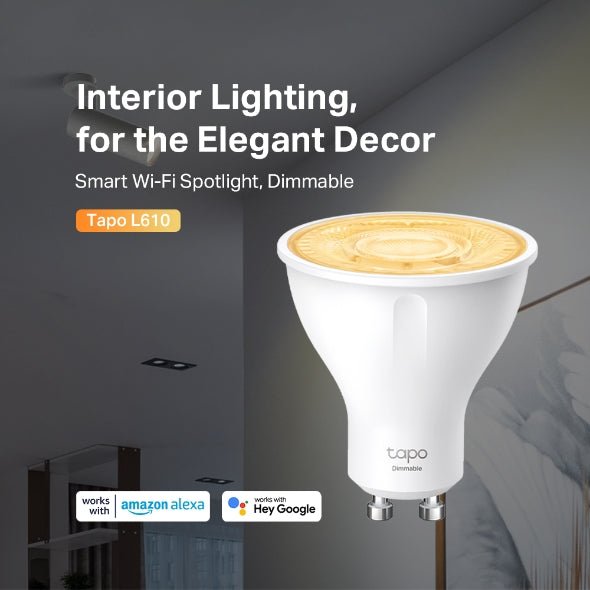 Smart Wi-Fi Spotlight, Dimmable Tapo L610