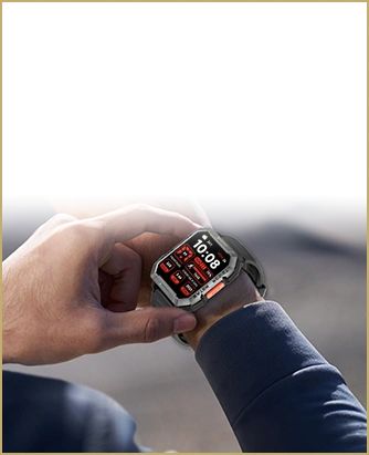 Oscal Rugged T1 Bluetooth Calling Smart Watch Black