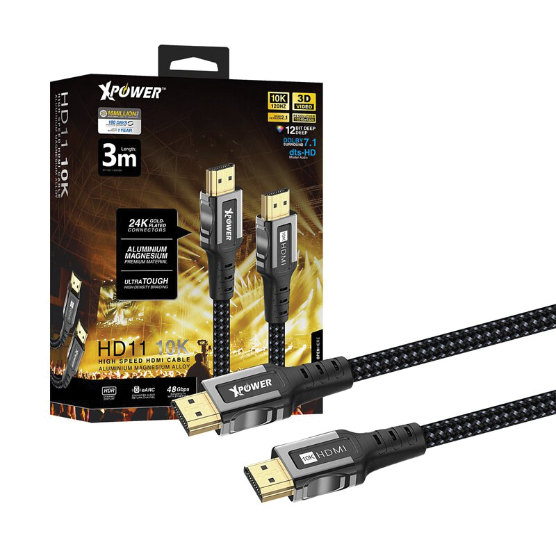 XPower HD11 10K High Speed HDMI Cable 3M